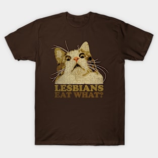 Lesbians Cat Vintage T-Shirt